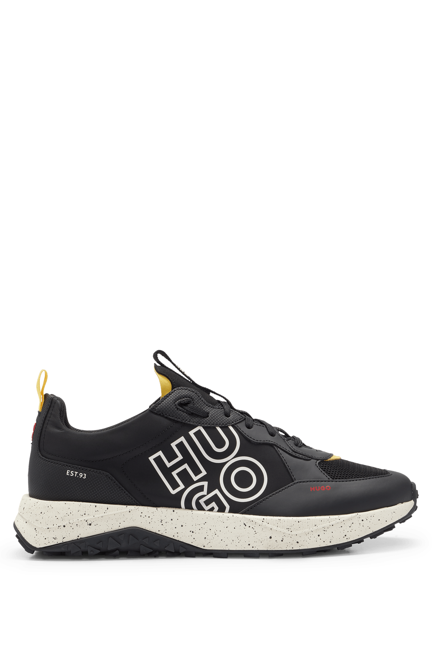 Tenis De Piel Con Cordones Y Detalles Hombre BOSS HUGO BOSS Colombia