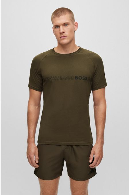 CAMISETA DE PLAYA SLIM FIT CON PROTECCIÓN SOLAR UV 50+ HOMBRE