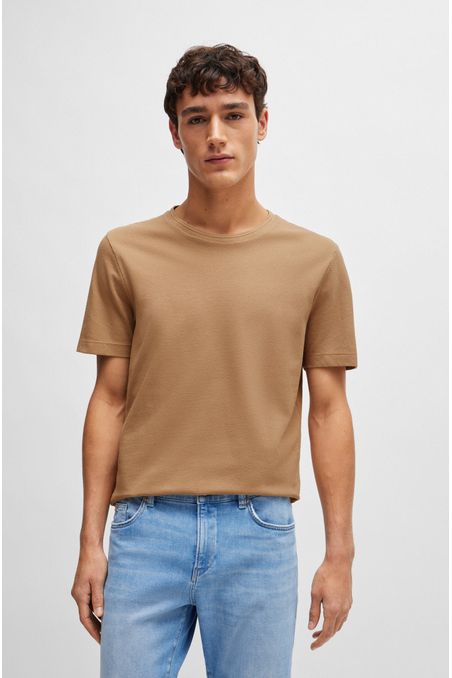CAMISETA REGULAR FIT DE ALGODÓN HOMBRE