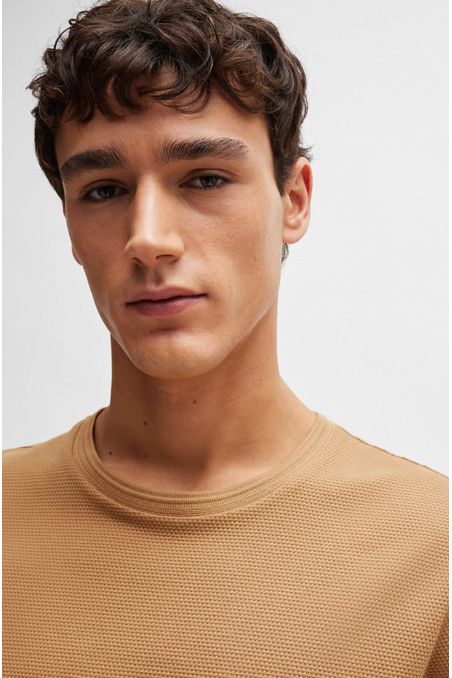 CAMISETA REGULAR FIT DE ALGODÓN HOMBRE
