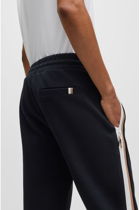 PANTALONES DE SUDADERA REGULAR FIT DE ALGODÓN HOMBRE