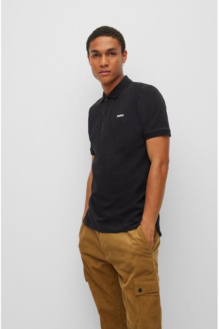 POLO DE ALGODÓN CON LOGO HOMBRE