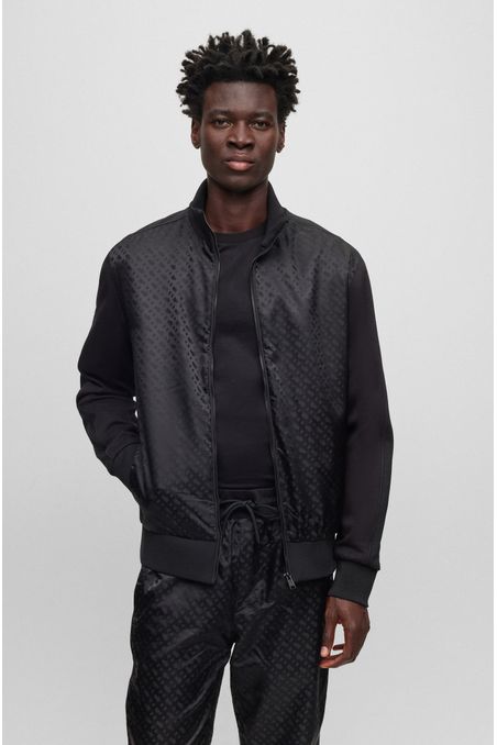 HOODIE REGULAR FIT CON CREMALLERA HOMBRE