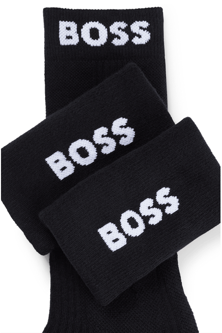 SET DE REGALO DE CALCETINES Y PULSERAS DE LARGO NORMAL CON LOGO HOMBRE