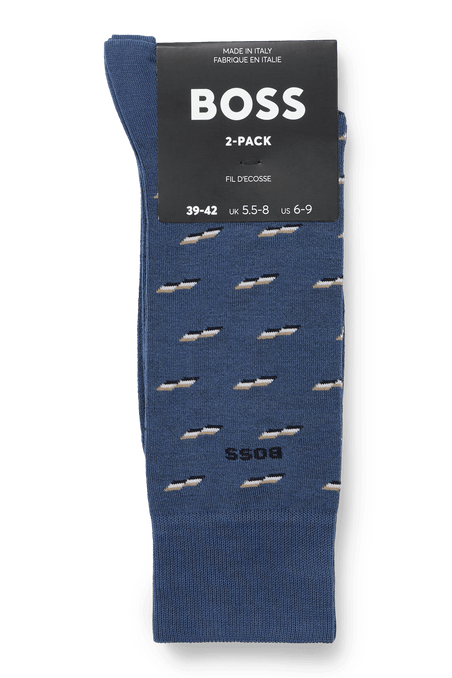 PAQUETE DE 2 PARES DE CALCETINES DE ALGODÓN HOMBRE