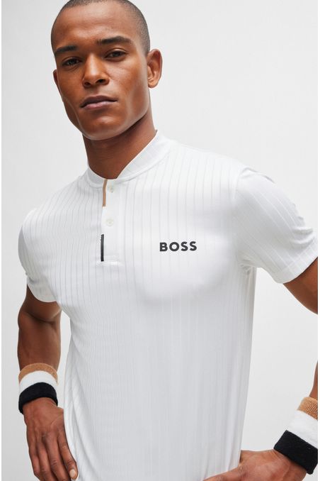POLO PARA TENIS SLIM FIT BOSS X MATTEO BERRETTINI HOMBRE