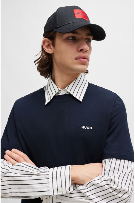 CAMISETA REGULAR FIT DE ALGODÓN CON LOGO HOMBRE