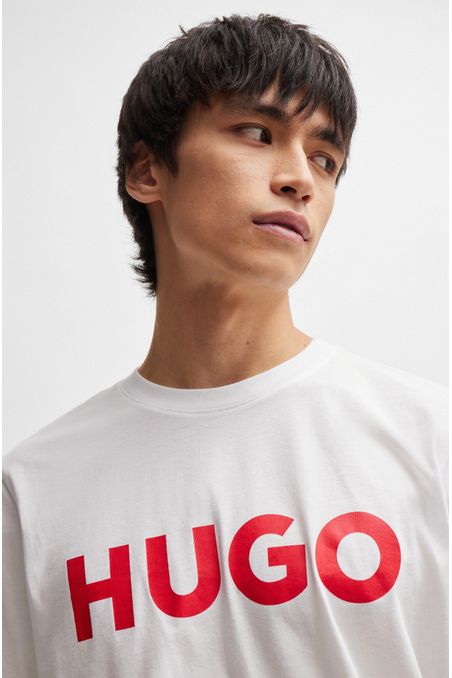 CAMISETA REGULAR FIT DE ALGODÓN CON LOGO HOMBRE