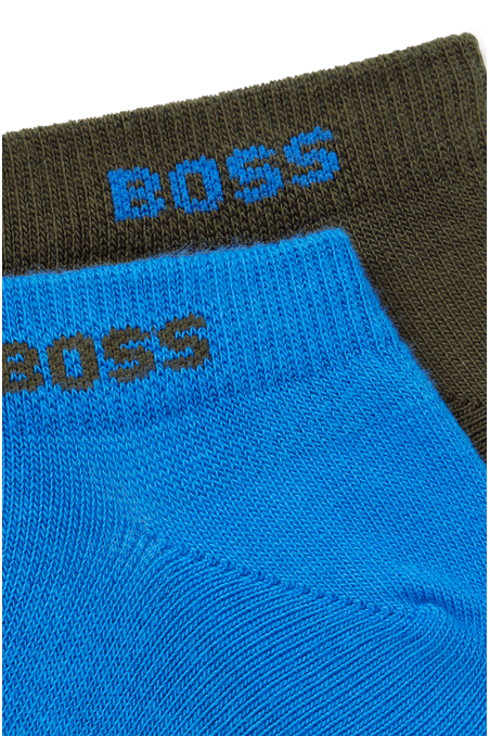 PAQUETE DE 2 PARES DE CALCETINES TOBILLEROS DE ALGODÓN HOMBRE
