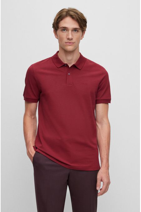 POLO REGULAR FIT DE ALGODÓN CON LOGO HOMBRE