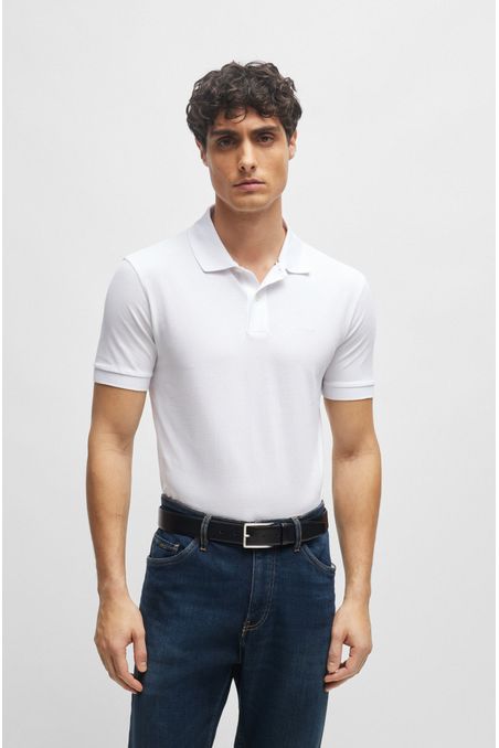 POLO REGULAR FIT DE ALGODÓN CON LOGO HOMBRE