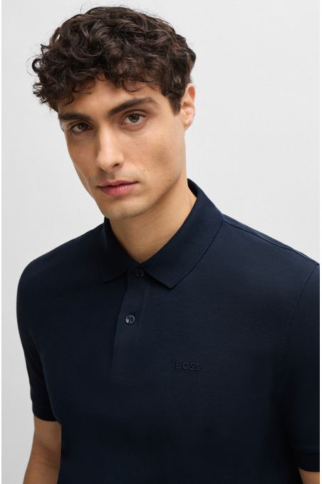 POLO REGULAR FIT DE ALGODÓN CON LOGO HOMBRE