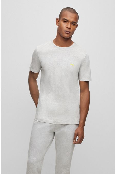 CAMISETA REGULAR FIT DE ALGODÓN CON LOGO HOMBRE