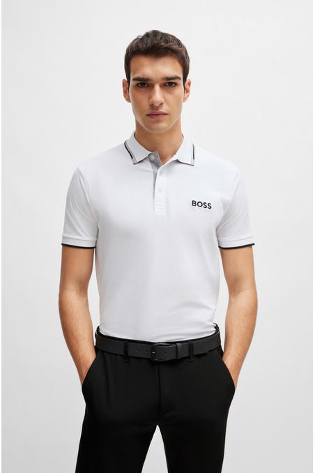 POLO REGULAR FIT DE ALGODÓN CON LOGOS HOMBRE