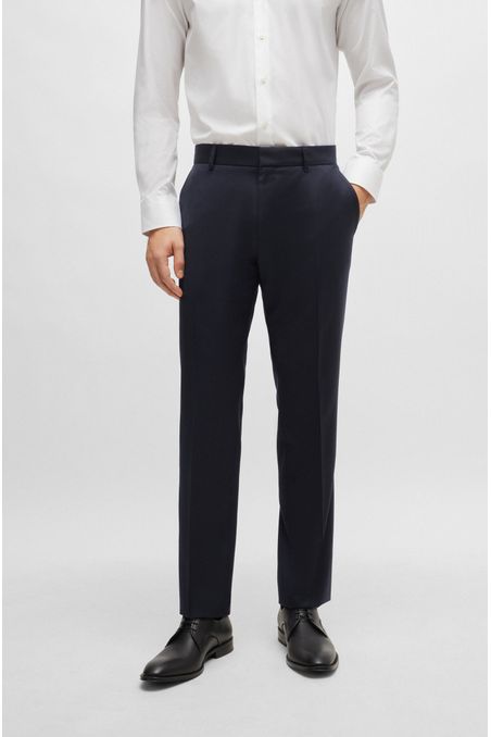 PANTALONES SLIM FIT DE LANA HOMBRE
