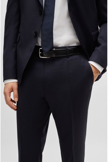 PANTALONES SLIM FIT DE LANA HOMBRE