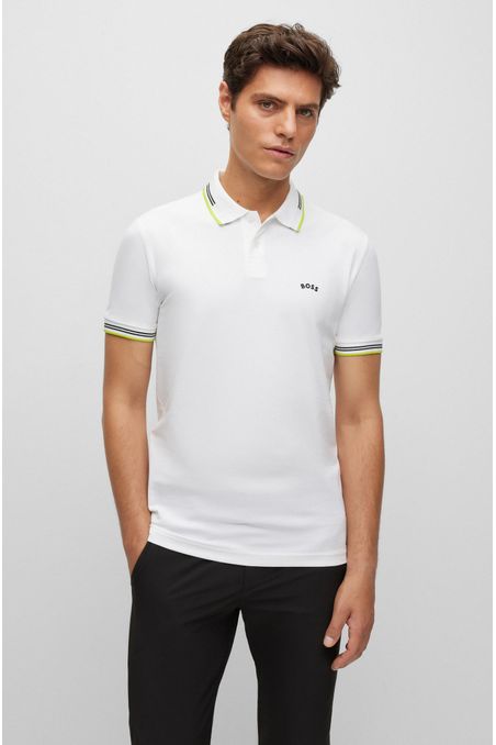 POLO SLIM FIT DE ALGODÓN CON LOGO HOMBRE