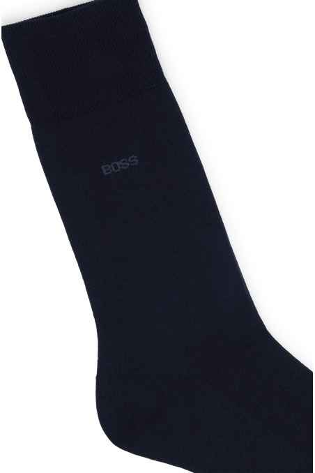 CALCETINES DE LARGO NORMAL DE ALGODÓN CON LOGO HOMBRE