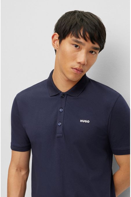 POLO DE ALGODÓN CON LOGO HOMBRE