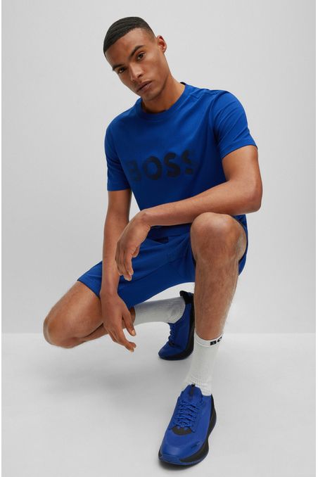 CAMISETA REGULAR FIT DE ALGODÓN CON LOGO HOMBRE