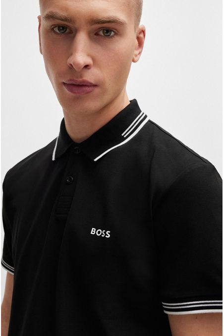 POLO SLIM FIT DE ALGODÓN ELÁSTICO HOMBRE