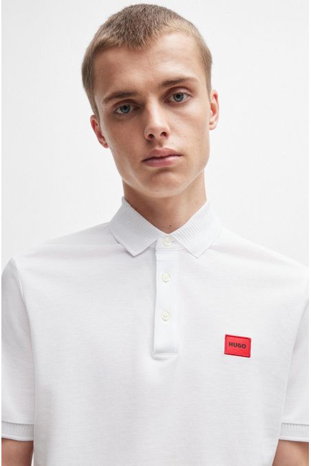 POLO SLIM FIT DE PIQUÉ DE ALGODÓN CON LOGO HOMBRE
