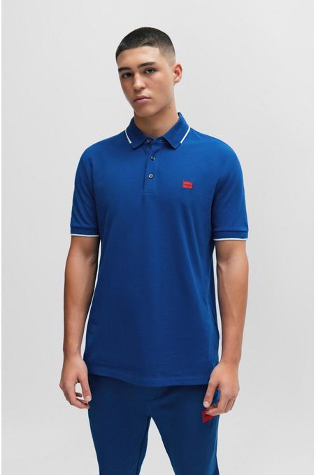 POLO SLIM FIT DE PIQUÉ DE ALGODÓN HOMBRE