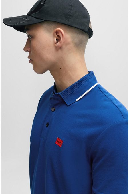POLO SLIM FIT DE PIQUÉ DE ALGODÓN HOMBRE