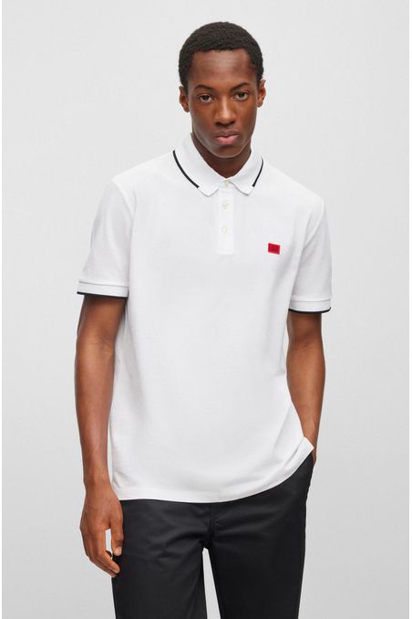 POLO SLIM FIT DE PIQUÉ DE ALGODÓN HOMBRE