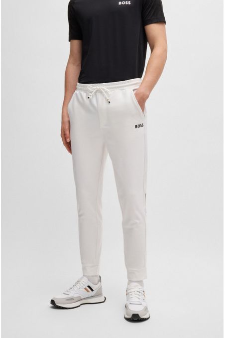 PANTALONES DE SUDADERA REGULAR FIT BOSS X MATTEO BERRETTINI REPELENTES AL AGUA HOMBRE