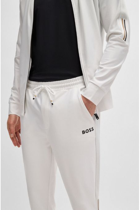 PANTALONES DE SUDADERA REGULAR FIT BOSS X MATTEO BERRETTINI REPELENTES AL AGUA HOMBRE