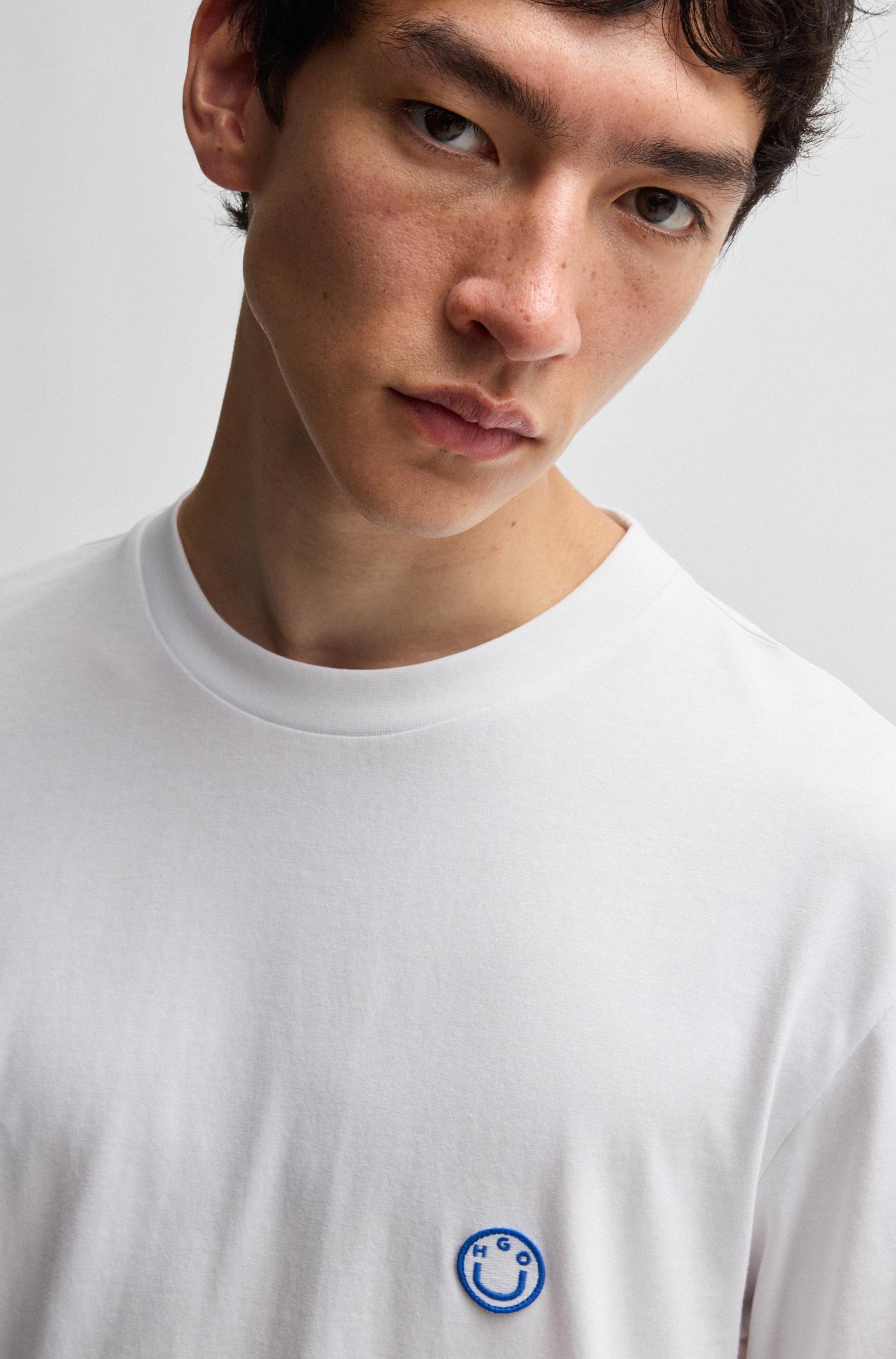 CAMISETA REGULAR FIT DE PUNTO DE ALGODÓN CON LOGO HOMBRE