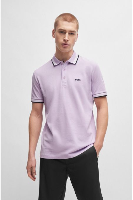 POLO REGULAR FIT PADDY DE PIQUÉ DE ALGODÓN CON LOGO HOMBRE