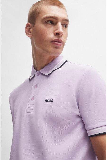 POLO REGULAR FIT PADDY DE PIQUÉ DE ALGODÓN CON LOGO HOMBRE