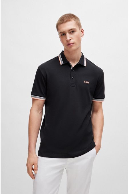 POLO REGULAR FIT PADDY DE PIQUÉ DE ALGODÓN CON LOGO HOMBRE