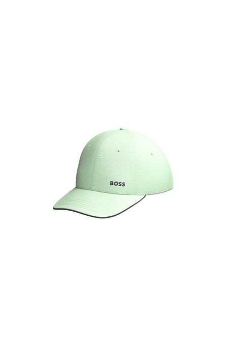 GORRA DE SARGA DE ALGODÓN CON LOGO HOMBRE