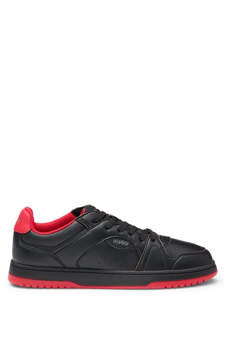 TENIS DE EFECTO NOBUK CON SUELA DE LA MARCA HOMBRE