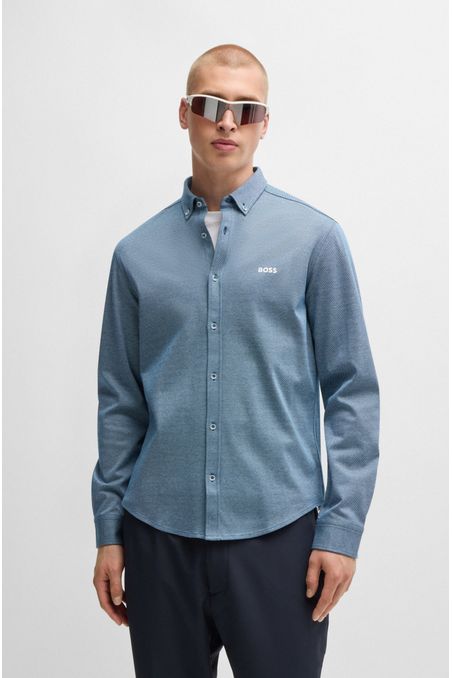 CAMISA REGULAR FIT DE ALGODÓN ANTIARRUGAS HOMBRE