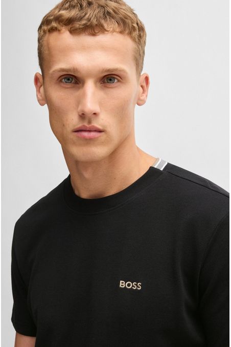 CAMISETA REGULAR FIT DE TEJIDO PIQUÉ DE ALGODÓN HOMBRE