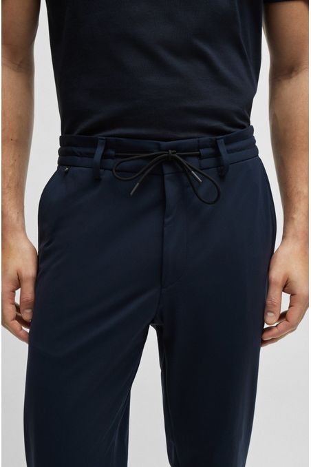 PANTALONES FORMALES PERFOMANCE SLIM FIT DE JERSEY TÉCNICO ELÁSTICO HOMBRE