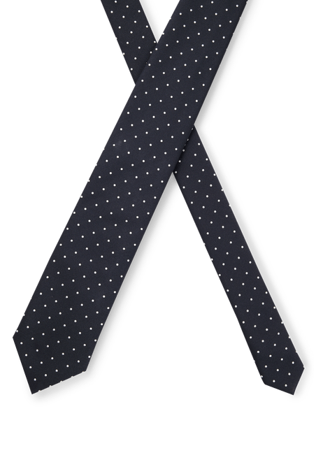 CORBATA DE MEZCLA DE SEDA CON PATRÓN JACQUARD HOMBRE