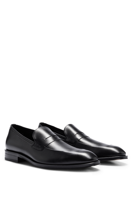 ZAPATOS DE CUERO CON RIBETE DE LA MARCA HOMBRE