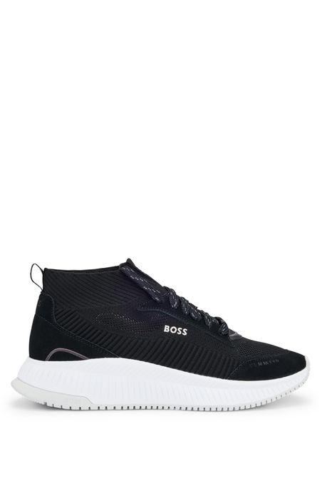 TENIS TTNM EVO DE CAÑA MEDIA CON EMPEINES DE PUNTO MUJER