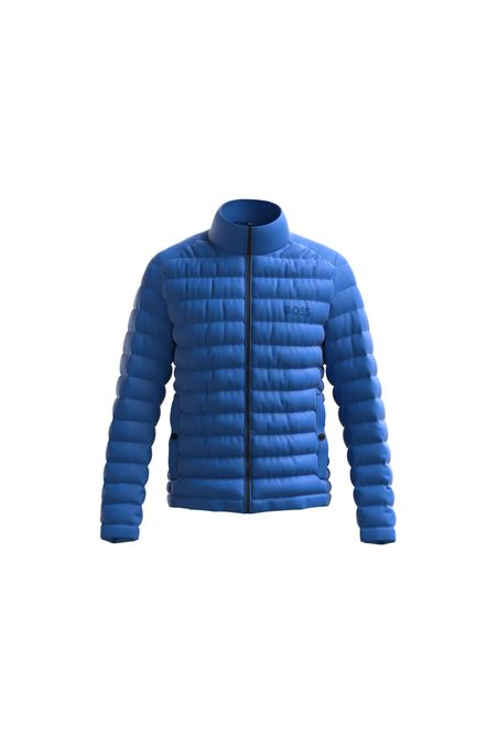 CHAQUETA ACOLCHADA REPELENTE AL AGUA CON LOGO HOMBRE