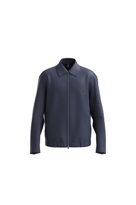 CHAQUETA REGULAR FIT REPELENTE AL AGUA CON DOBLE MONOGRAMA HOMBRE
