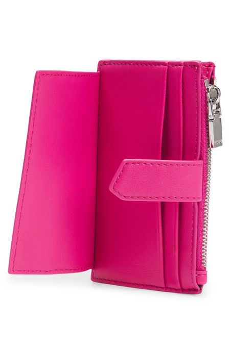 BILLETERA DE PIEL SINTÉTICA CON LETRAS DE LOGO MUJER Rosa 50541705675