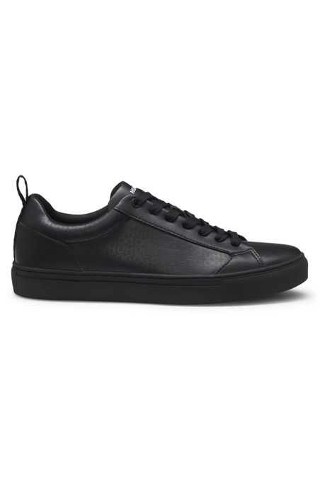 TENIS DE PIEL SINTÉTICA CON MONOGRAMAS TONALES HOMBRE