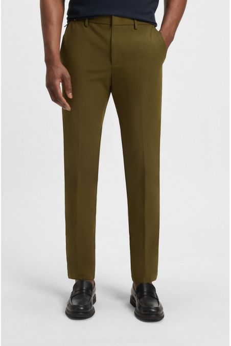 PANTALONES SLIM FIT DE ALGODÓN ELÁSTICO HOMBRE