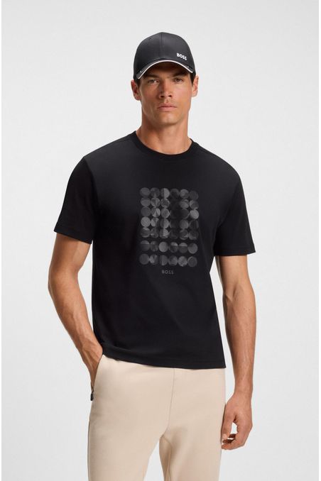 CAMISETA CON TEXTURA EXCLUSIVA HOMBRE