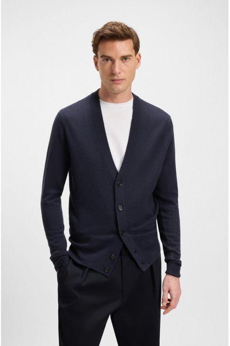 Cárdigan BECKHAM X BOSS en 100% Cachemira